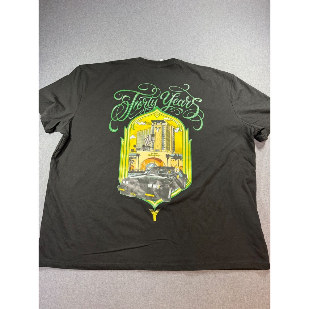 Mister Cartoon Yaamava Resort Casino 40 Years Black T-Shirt Mens 3XL Graphic Tee